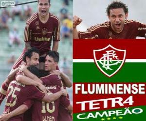 yapboz 2012 Brezilya Şampiyonası'nda Fluminense Kulübü Futbol Şampiyonu